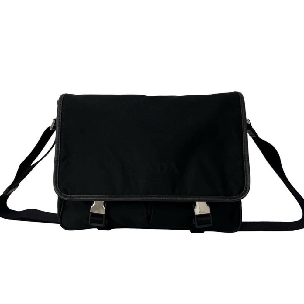 Prada Tessuto Saffiano Shoulder Bag